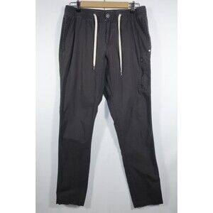 Vuori Ripstop Pants Charcoal Gray DuraTerra Stretch Cuffed  V412 Men's M/L